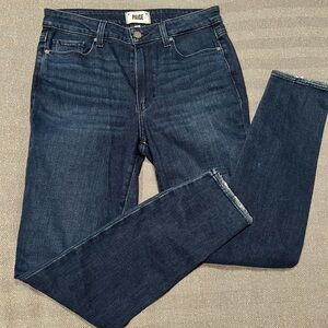 PAIGE Women's Skinny Jeans - Dark Blue
